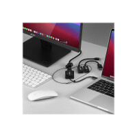 LINDY Konverter-Satz USB Typ C MiniDP und DP an HDMI 18G