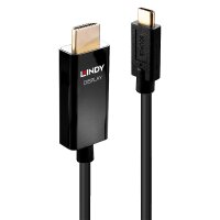 LINDY 1m USB Typ C an HDMI Adapterkabel mit HDR