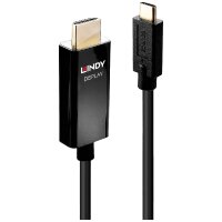 LINDY 2m USB Typ C an HDMI Adapterkabel mit HDR