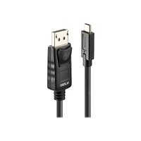 LINDY - USB-/DisplayPort-Kabel - USB-C (M) bis DisplayPort (M) - USB 3,1 / DisplayPort 1,2 - 5,0m -