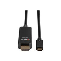 LINDY - Videoschnittstellen-Converter - USB-C (M) bis HDMI (M) - 5,0m - abgeschirmt - Schwarz - rund