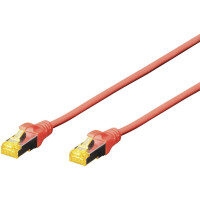 CAT6A S-FTP Patchk.,0,25m, Rot