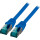 EFB ELEKTRONIK RJ45 Patchkabel S/FTP, Cat.6A, LSZH, 0.25m, blau (MK6001.0,25BL)