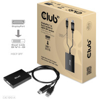 CLUB3D Adapter DisplayPort > DVI-D HDCP OFF aktiv St/Bu retail