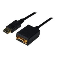 ASSMANN DisplayPort adapter cable. DP - HD15 M/F. 0.15m.w/
