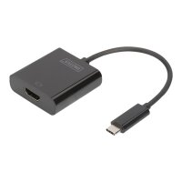 ASSMANN DIGITUS USB Type-C¿ 4K HDMI Grafik-Adapter, 15.0cm, schwarz