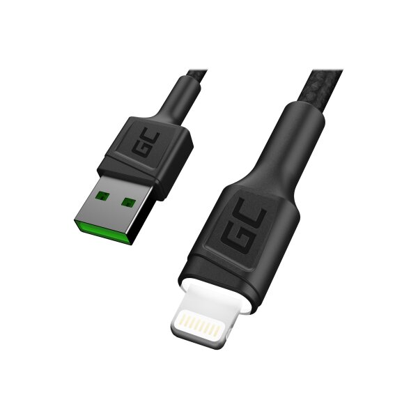 GREEN CELL GC Ray - Lightning-Kabel - Lightning männlich zu USB männlich - 1,2m - Doppelisolierung -