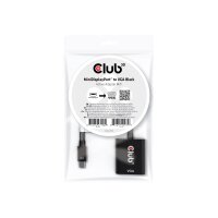 CLUB3D Adapter MiniDisplayport> VGA aktiv St/Bu...