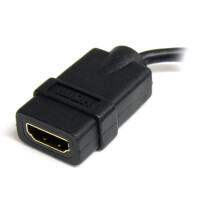 STARTECH.COM 12cm High-Speed HDMI Adapterkabel - HDMI auf...