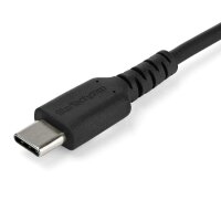 STARTECH.COM RUSB2CC2MB USB-C Kabel 2m hochwertiges USB 2.0 Typ-C Datenübertragungs und Ladekabel St