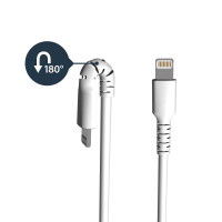 STARTECH.COM USB auf Lightning Kabel - 2m - MFi zertifiziertes Lightning Kabel - weiss - robust und