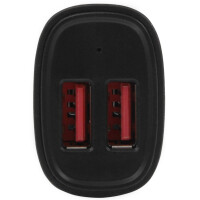 STARTECH.COM Dual Port USB KFZ Ladegerät - 24W/4.8 - Schwarz - 2 Port USB Autoladegerät
