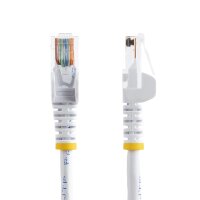 STARTECH.COM 10m Cat5e Ethernet Netzwerkkabel Snagless mit RJ45 - Cat 5e UTP Kabel - Weiss