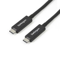 STARTECH.COM 1m Thunderbolt 3 USB C Kabel (40Gbit/s) -...