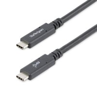 STARTECH.COM USB-C auf USB-C Kabel mit 5A Power Delivery - St/St - 1,8m - USB 3.0 5Gbit/s - USB-IF z
