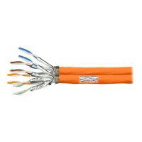 LOGILINK Cat.7 1000MHz Installation Cable AWG23 S/FTP, 100m duplex, orange