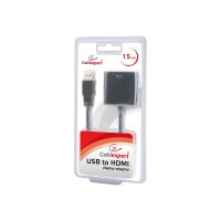 GEMBIRD A-USB3-HDMI-02 USB HDMI Schwarz Kabelschnittstellen-/adapter (A-USB3-HDMI-02)