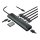 CONCEPTRONIC Adapter-HUB USB-C->HDMI/USB-C/3.0/SD/TF/RJ45 gr