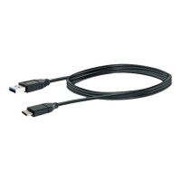 SCHWAIGER USB 3.1 Kabel, Stecker: USB 3.1 1 m, sw