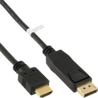DisplayPort zu HDMI Konverter Kabel schwarz 2m
