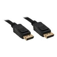 DisplayPort Kabel  schwarz, vergoldete Kontakte, 2m