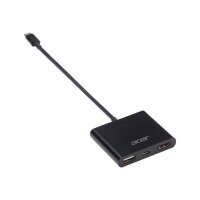ACER - Externer Videoadapter - USB-C - HDMI - Schwarz -...