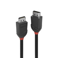 LINDY 0.5m DisplayPort 1.2 Kabel Black Line