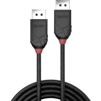 LINDY 3m DisplayPort 1.2 Kabel Black Line