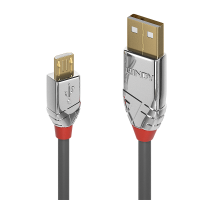 LINDY USB 2.0 Typ A an Micro-B Kabel Cromo Line 5m