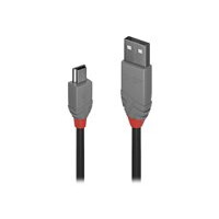 LINDY USB 2.0 Typ A an Mini-B Kabel Anthra Line 1m