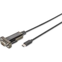 DIGITUS Adapter USB2.0/C -> seriell  D-Sub9 St/St + 1.0m Kab