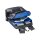 PEDEA Rucksack 43,9cm 17,3Zoll schwarz/blau Laptopfach: 43,5 x 32,5 x 6cm