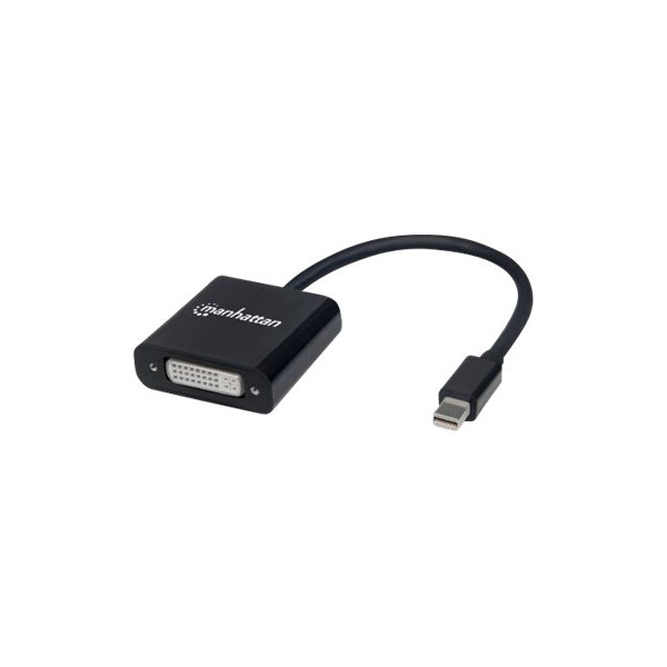 MANHATTAN Mini-DisplayPort auf DVI Adapter Aktiv Mini-DisplayPort-Stecker auf DVI-I Dual-Link-Buchse