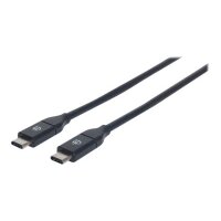 MANHATTAN USB 3.1 Gen2 Kabel C-Stecker/C-Stecker 0,5m schw
