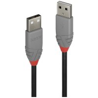LINDY USB 2.0 Kabel Typ A Anthra Line 5m