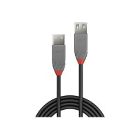 LINDY USB 2.0 Verlängerungskabel Typ A Anthra Line 0.2m