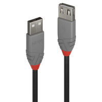 LINDY USB 2.0 Verlängerungskabel Typ A Anthra Line 2m
