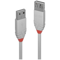 LINDY USB 2.0 Verlängerungskabel Typ A Anthra Line 0.2m
