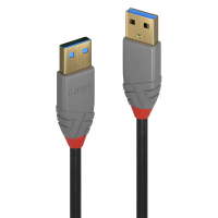 LINDY USB 3.0 Kabel Typ A Anthra Line 1m
