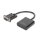 DIGITUS VGA to HDMI Konverter + Audio 3,5mm Full HD 1080p Kabeltyp 15cm schwarz