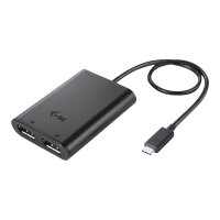 I-TEC C31DUAL4KDP USB-C zu Dual DisplayPort Videoadapter 4K Ultra HD