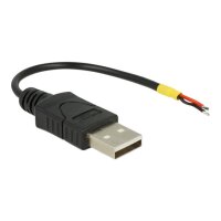DELOCK Kabel USB 2.0 A Stecker > 2 x offene Kab
