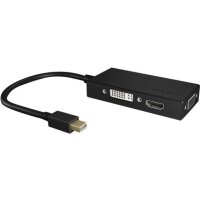 RAIDSONIC Adapter IcyBox DisplayPort 1.2 -> VGA/HDMI/DVI-D IB-AC1032 retail
