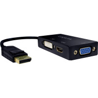 LOGILINK 4K DisplayPort 1.2 zu DVI/HDMI/VGA Adapter
