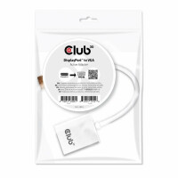 CLUB3D Adapter DisplayPort > VGA aktiv St/Bu Polybeutel