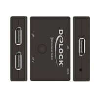 DELOCK Switch Displayport 2 - 1 bidirektional 4k 60 Hz Delock