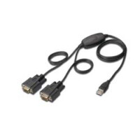 USB 2.0 to RS232*2 Cable