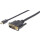 MANHATTAN Mini-DisplayPort 1.2a auf DVI-Kabel Mini-DisplayPort 1.2a-Stecker auf DVI-D 24+1-Stecker,
