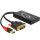 DELOCK Adapter DVI Stecker > Displayport 1.2 Buchse schwarz