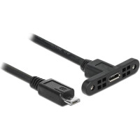 DELOCK Kabel USB 2.0 Micro-B Buchse zum Einbau